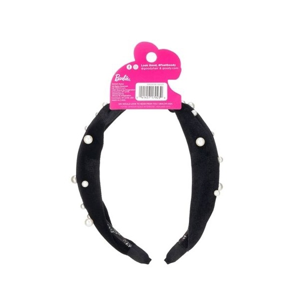 BARBIE x GOODY Ltd Ed. Pearl & Velvet Headband - Picture 2 of 4
